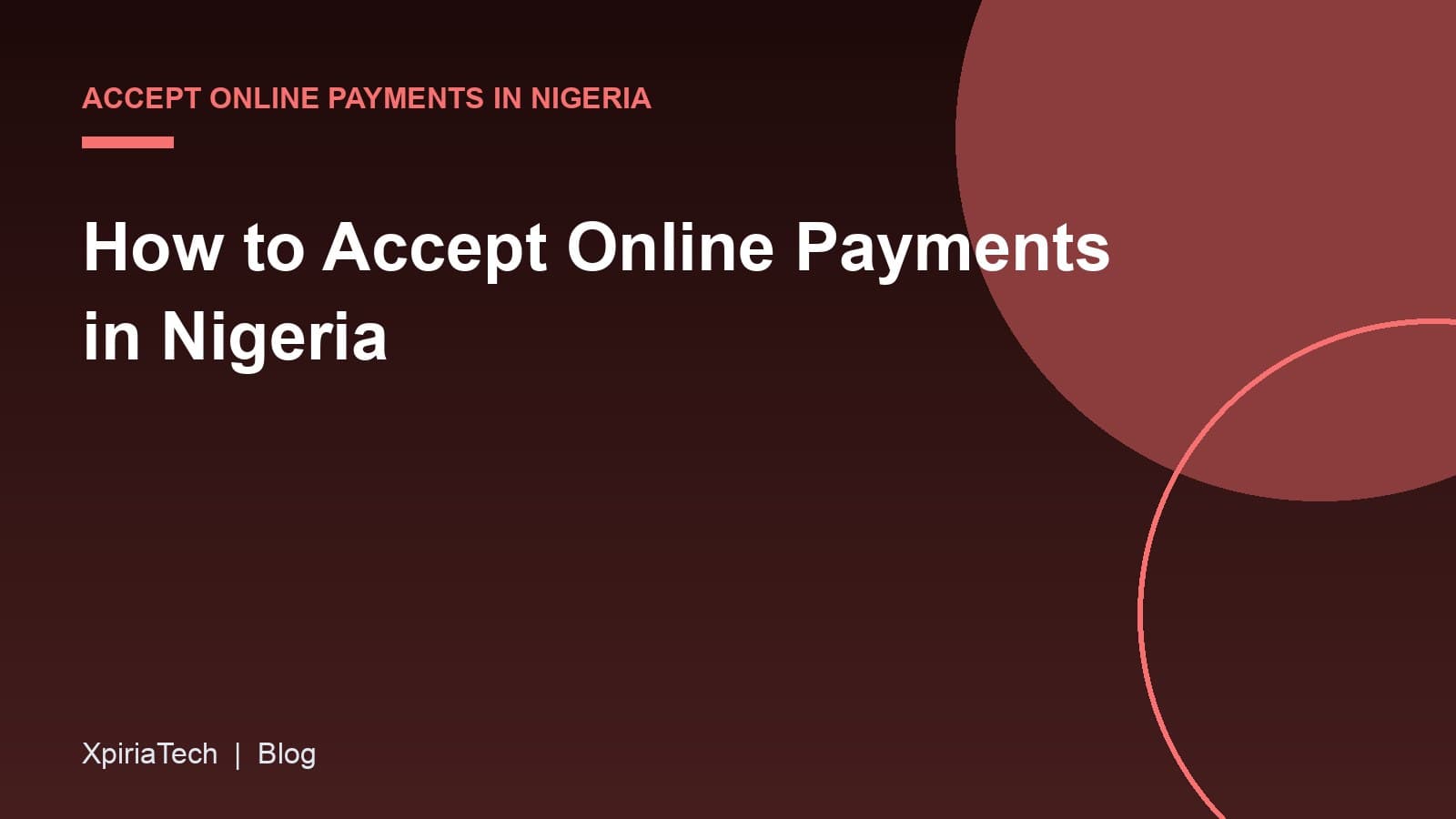 Cover graphic for the article: How to Accept Online Payments in Nigeria